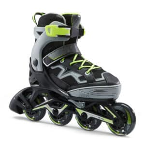 Inline Skates Inliner Fitness FIT3 Kinder grau/gelb