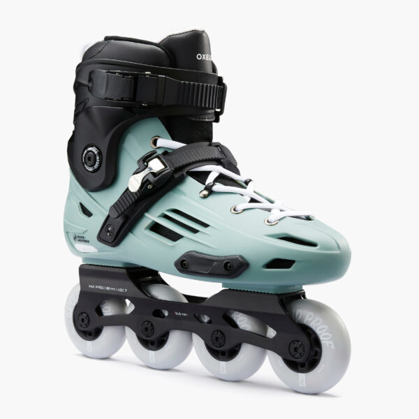 Inline Skates Inliner Freeride MF500 Light Erwachsene khaki