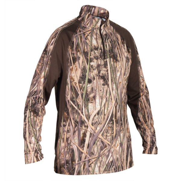 Jagd-Langarmshirt 500 Camouflage Schilf