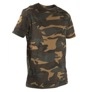 Jagd-T-Shirt 100 Camouflage grün