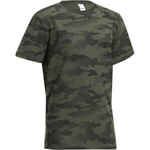 Jagd-T-Shirt 100 Kinder Camouflage grün