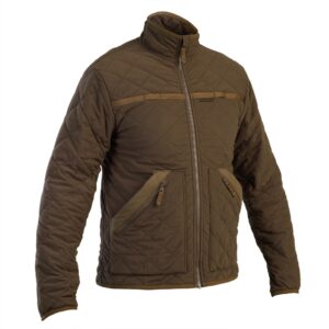 Jagdjacke 500 wattiert geräuscharm braun