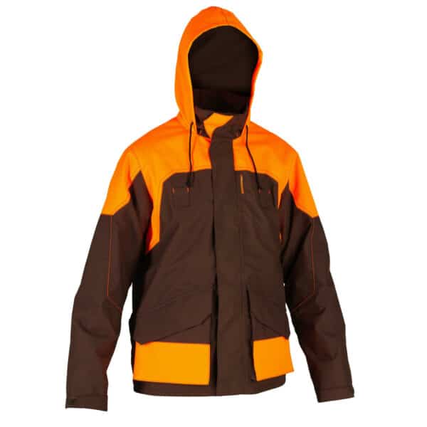 Jagdjacke Regenjacke RENFORT 520 orange/braun