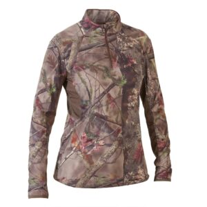 Jagdshirt langarm 500 Damen camouflage