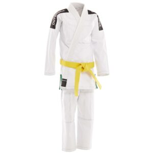 Kampfsportanzug Jiu-Jitsu BJJ 500 Kinder weiss