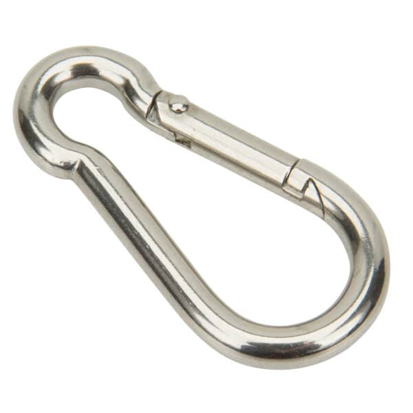 Karabiner ohne Auge Inox 5 mm