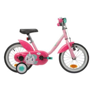 Kinderfahrrad 14 Zoll 500 Unicorn rosa/pink