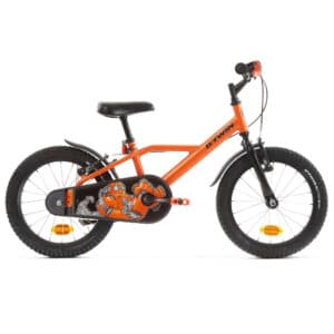 Kinderfahrrad 16 Zoll 500 Robot orange/schwarz