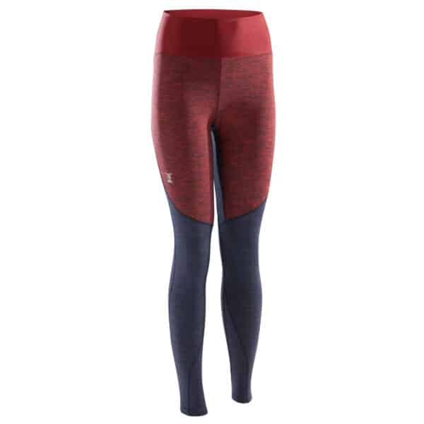 Kletterleggings Vertika Damen bordeauxrot/blau