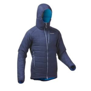 Kunstfaserjacke Bergsteigen Alpinism Herren blau