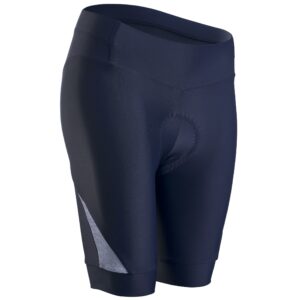 Kurze Radhose RC500 Damen blau