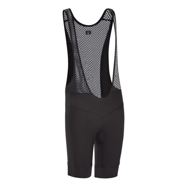 Kurze Radhose mit Trägern Kinder 900 Schwarz