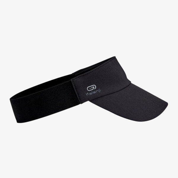 Lauf-Cap Visor Erwachsene schwarz