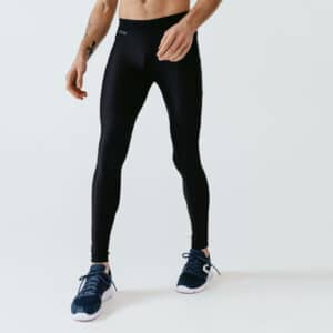 Laufhose lang Tights atmungsaktiv Dry Herren schwarz