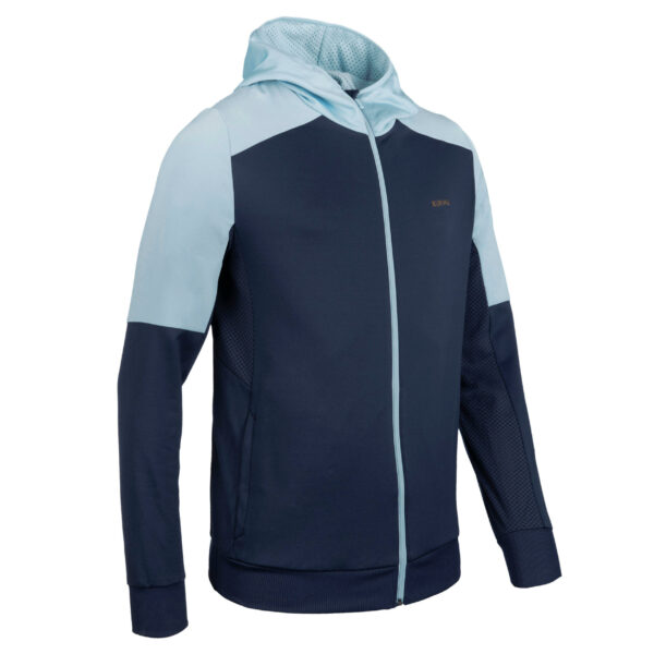 Laufjacke Leichtathletik warm Herren blau