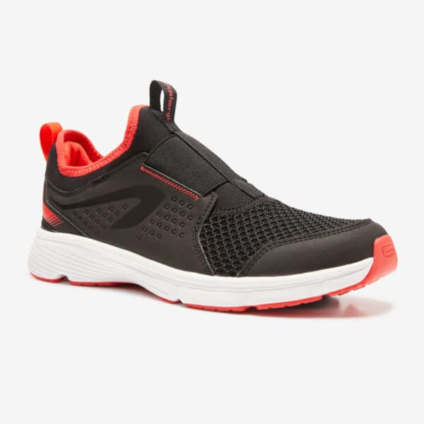 Laufschuhe Leichtathletik Run Support Easy Kinder schwarz