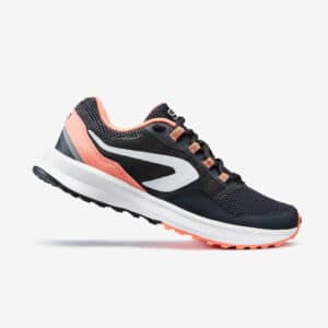 Laufschuhe Run Active Grip Damen grau/koralle