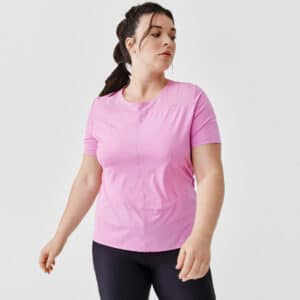 Laufshirt kurzarm atmungsaktiv Dry+ Breath Damen rosa