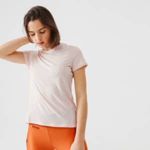 Laufshirt kurzarm atmungsaktiv Soft Damen rosa