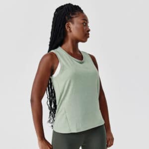 Lauftop aktmungsaktiv Damen Soft khaki