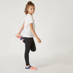 Leggings Basic Baumwolle Kinder schwarz