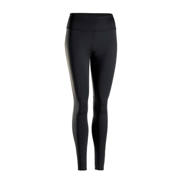 Leggings dynamisches Yoga Damen schwarz