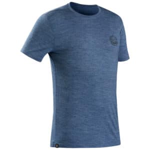 Merino Shirt Backpacking Travel 100 Herren blau