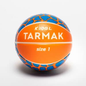 Mini Basketball K100 aus Schaumstoff Gr.1 orange/blau
