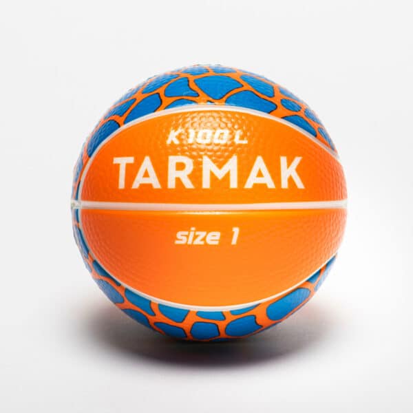 Mini Basketball K100 aus Schaumstoff Gr.1 orange/blau