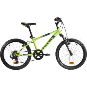 Mountainbike Kinderfahrrad 20 Zoll Rockrider ST 500 neongelb