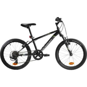 Mountainbike Kinderfahrrad 20 Zoll Rockrider ST 500 schwarz