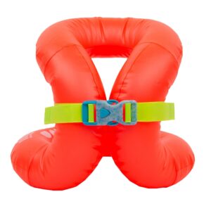 Nacken-Schwimmlernweste aufblasbar Kinder 18–30 kg orange