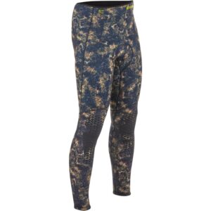 Neoprenhose Freediving SPF 500 Glattneopren 5 mm camouflage khaki