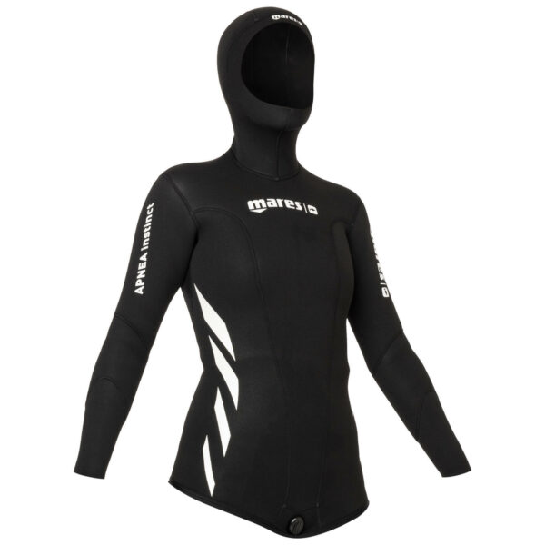 Neoprenjacke Apnea Mares 5 mm Glattneopren innen Nylon-Laminierung außen Damen