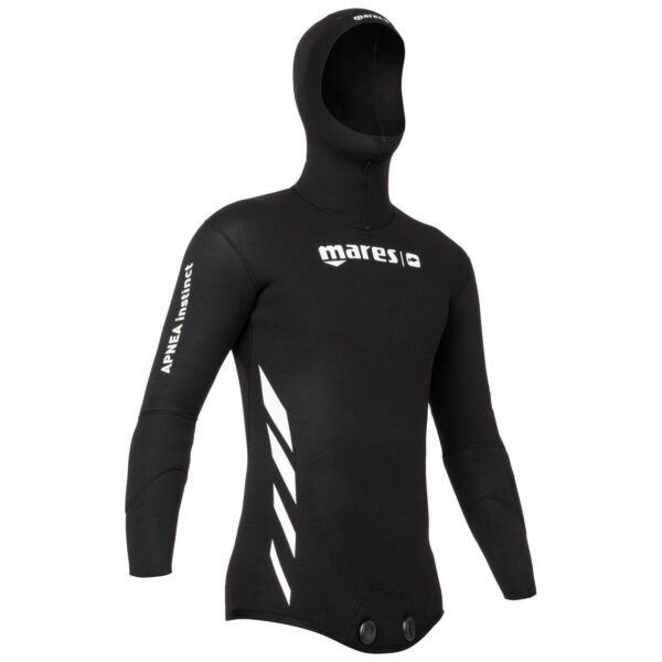 Neoprenjacke Apnea Mares 5 mm Glattneopren innen Nylon-Laminierung außen Herren