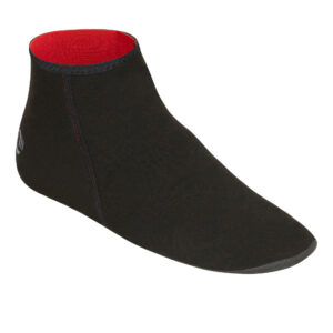 Neoprensocken Surfen/Bodyboarden 100 2 mm halbhoch schwarz