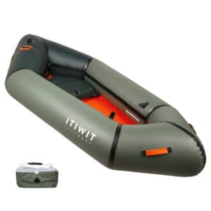 Packraft 100 Schlauchkajak TPU Fluss 1-Sitzer