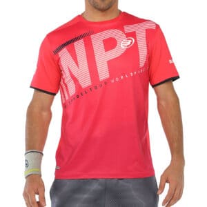 Padel T-Shirt Bullpadel Herren Riter rot