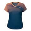Padel-T-Shirt Damen PTS 500 W blau/orange