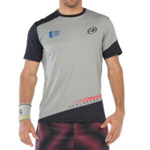 Padel T-Shirt Herren Bullpadel Ricione grau