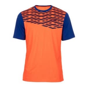 Padel-T-Shirt PTS 500 Herren orange/blau