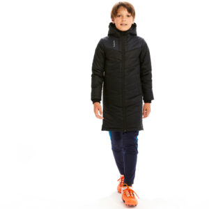 Parka Fussball lang TRX Kinder schwarz