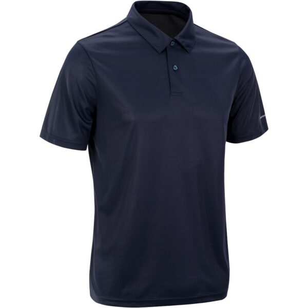 Poloshirt Dry 100 Tennispolo Herren marineblau