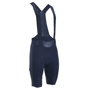 Radhose kurz mit Trägern Rennrad Racer blau