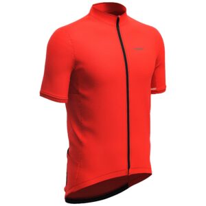 Radtrikot kurzarm Rennrad Sommer Herren RC 500 rot