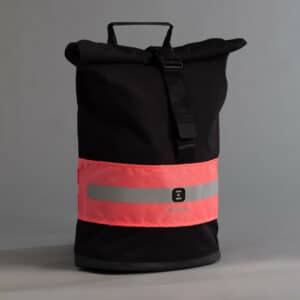 Reflektorband 560 für Rucksack Tag und Nacht sichtbar neonrosa