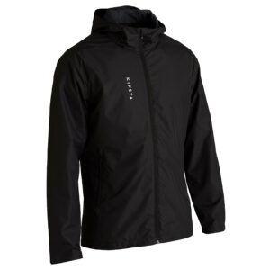 Regenjacke Fussball T100 Erwachsene schwarz