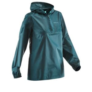 Regenjacke Naturwandern Raincut Damen blau