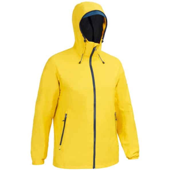 Regenjacke Segeln Herren wasserdicht 100 hellgelb