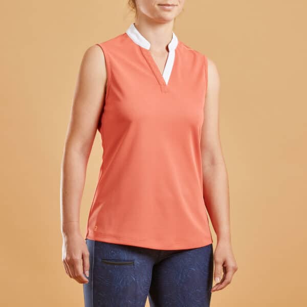 Reit-Top 500 Mesh Damen orange